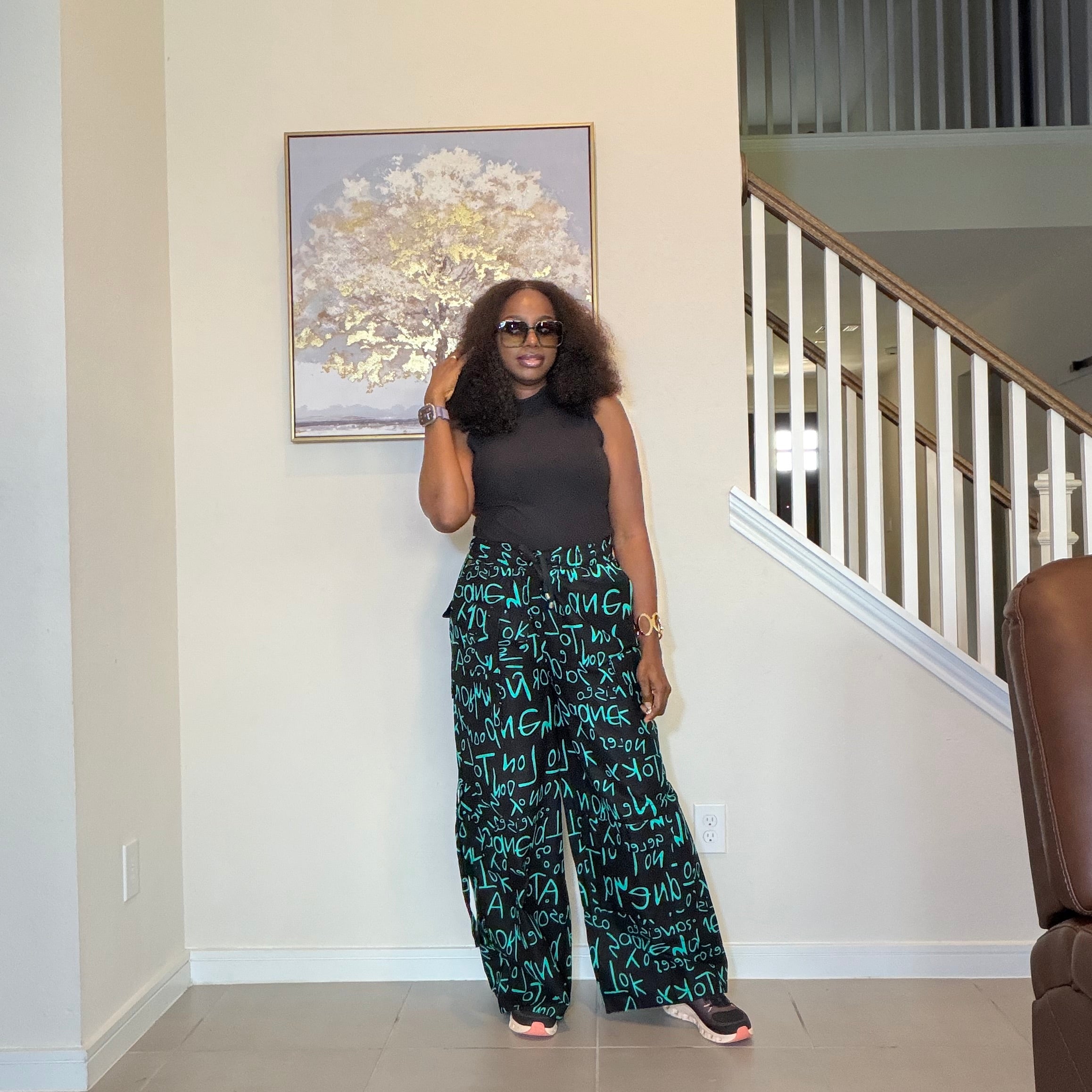 Ankara Cargo Trousers, Ankara Wide-Leg Trousers