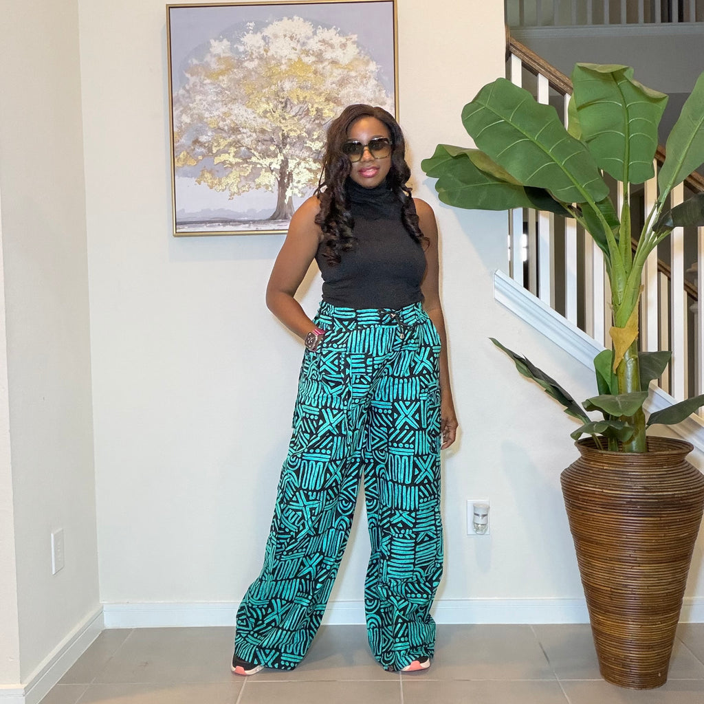 Ankara Cargo Trousers, Ankara Wide-Leg Trousers