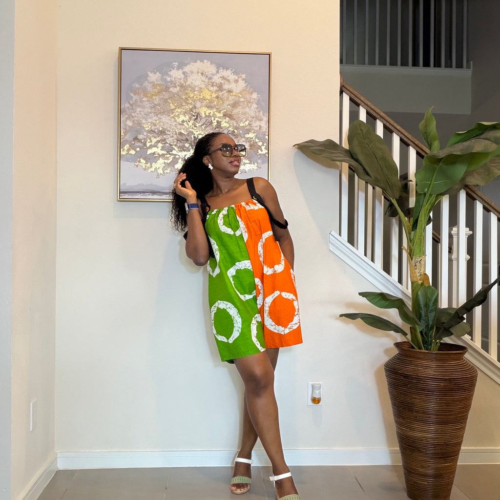 Ankara Romper, African Print Summer Playsuit