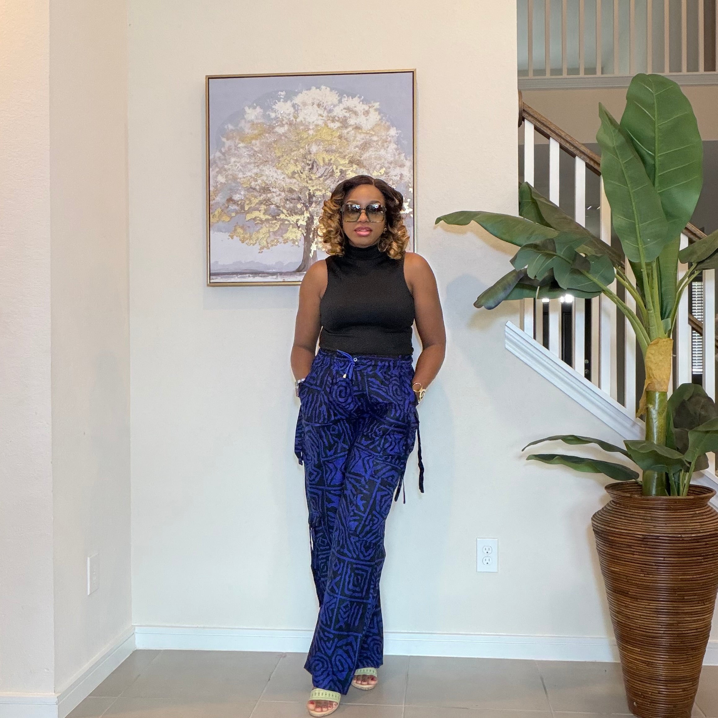 Ankara Cargo Trousers, Ankara Wide-Leg Trousers