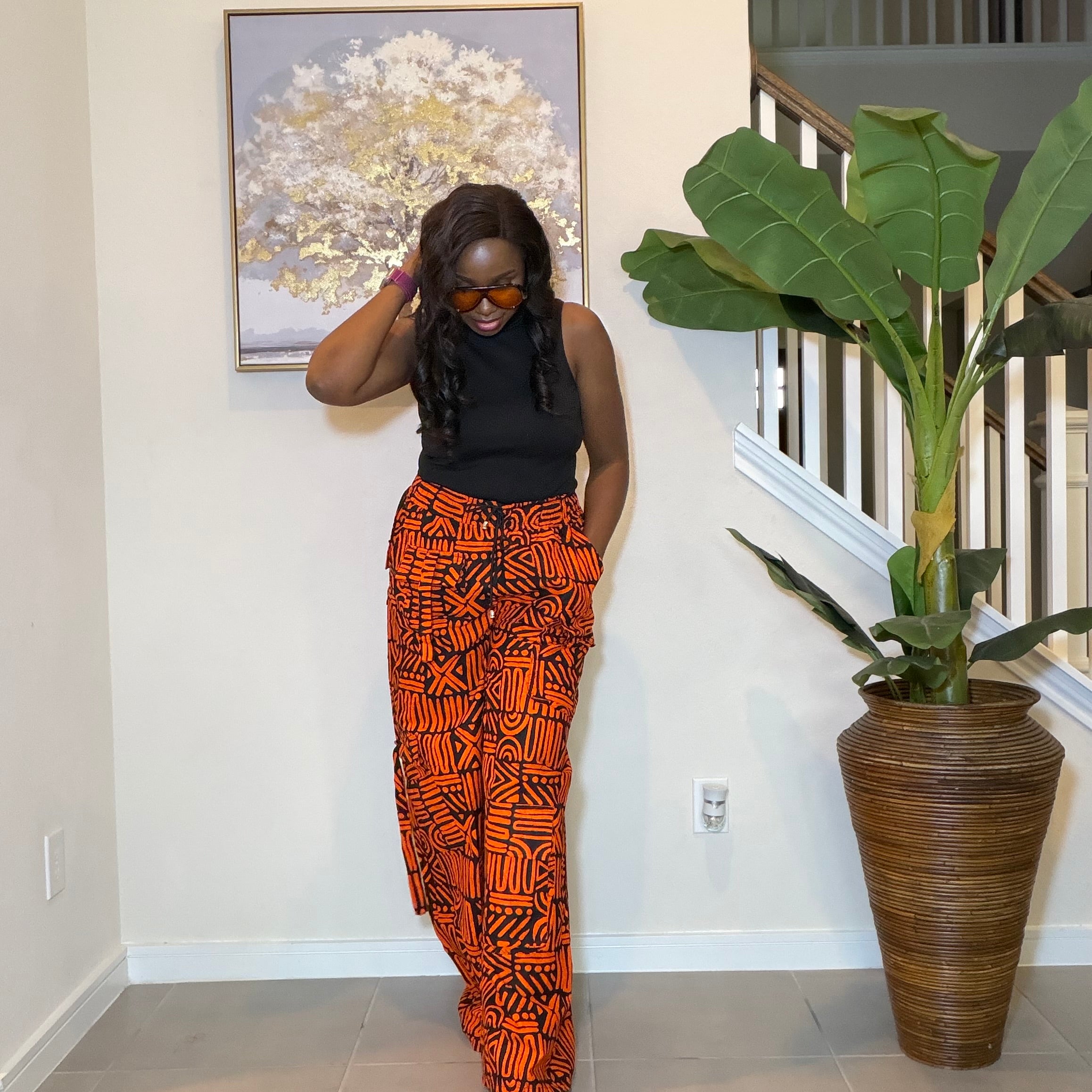Ankara Cargo Trousers, Ankara Wide-Leg Trousers