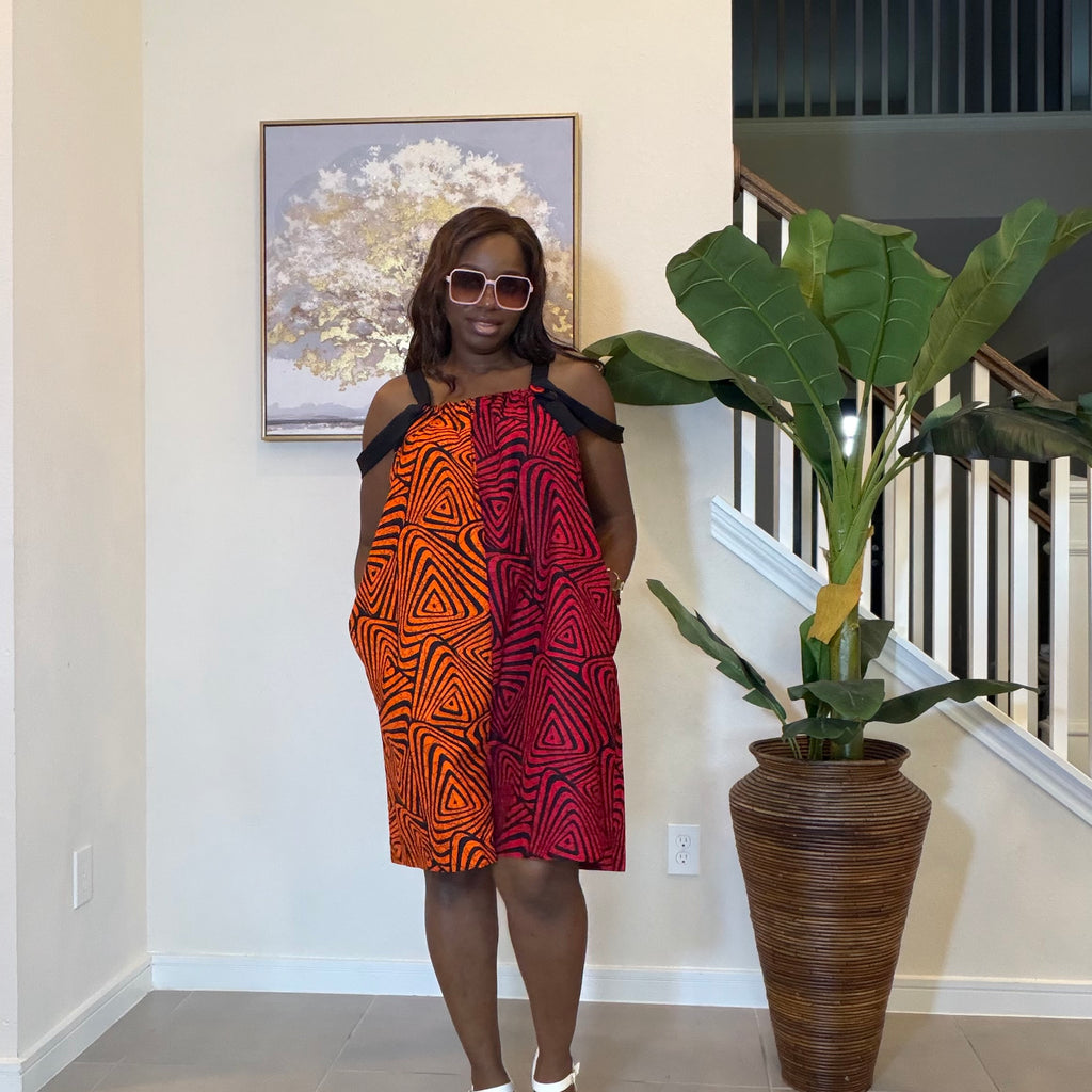 Handmade Ankara Romper, African Print Summer Playsuit