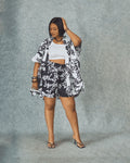 Monochrome Kimono and Knicker