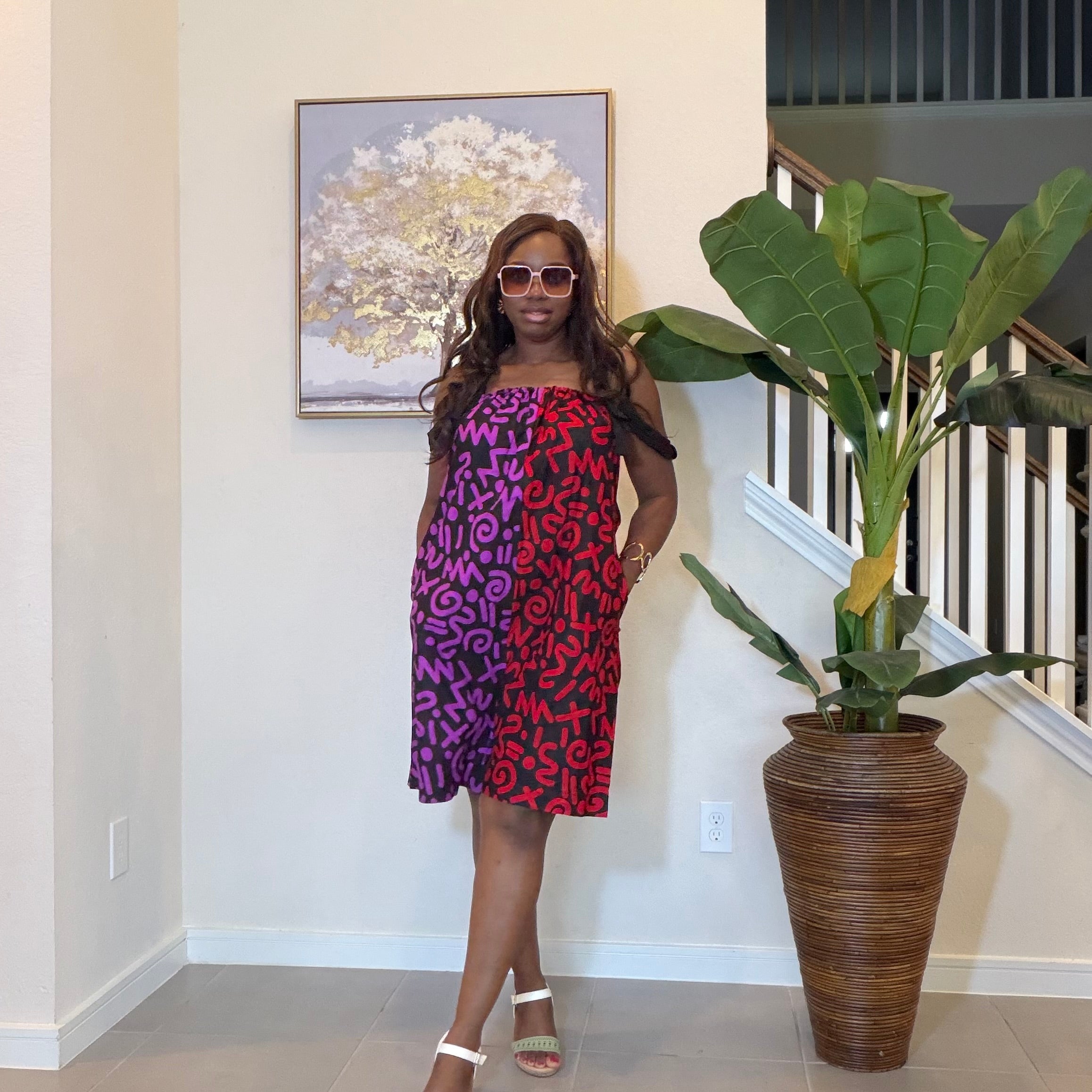 Ankara Romper, African Print Summer Playsuit