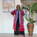 Handwoven Aso Oke Kimono Jacket | Nigerian Yoruba Fabric, Boho Coat