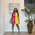 Ankara Romper, African Print Summer Playsuit