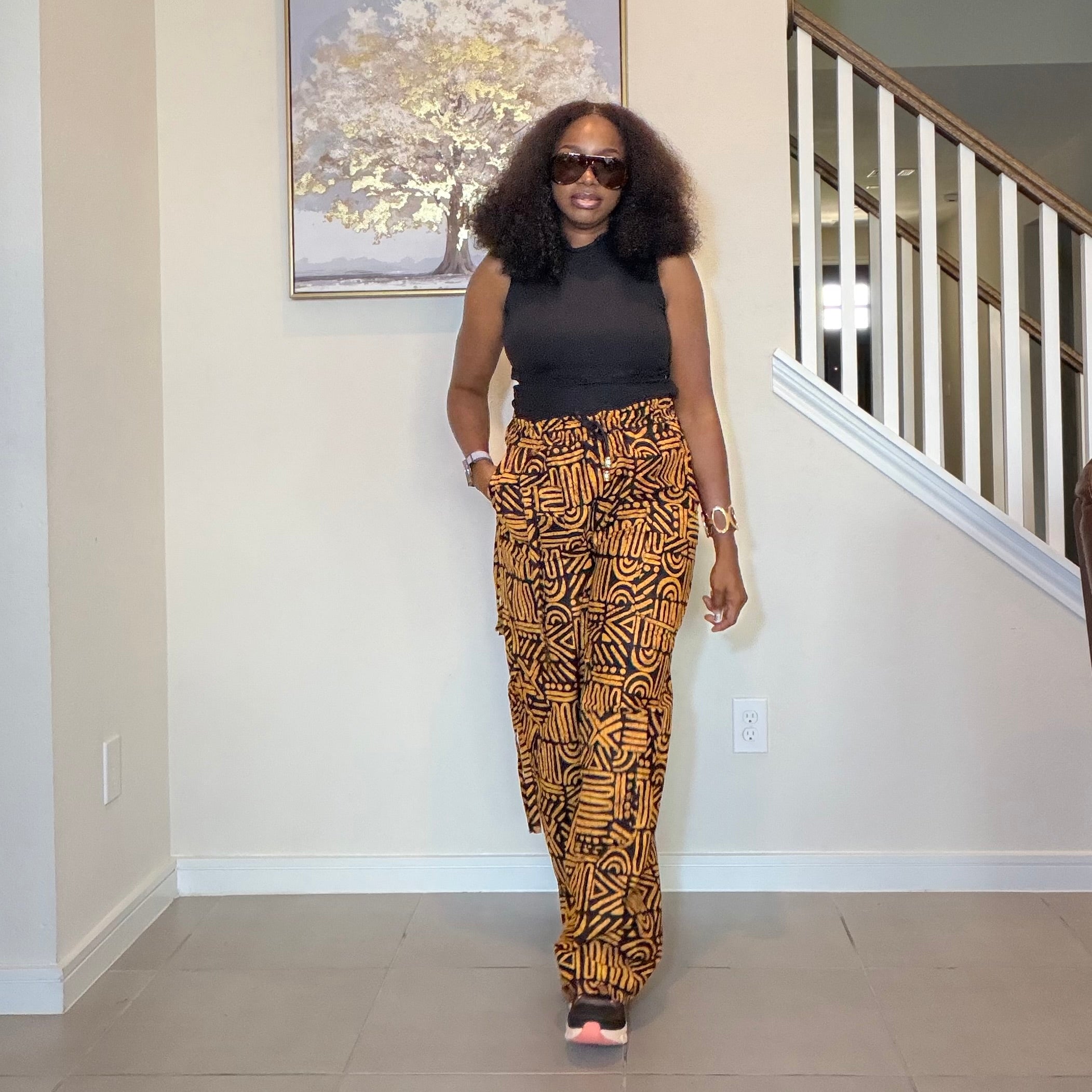 Ankara Cargo Trousers, Ankara Wide-Leg Trousers