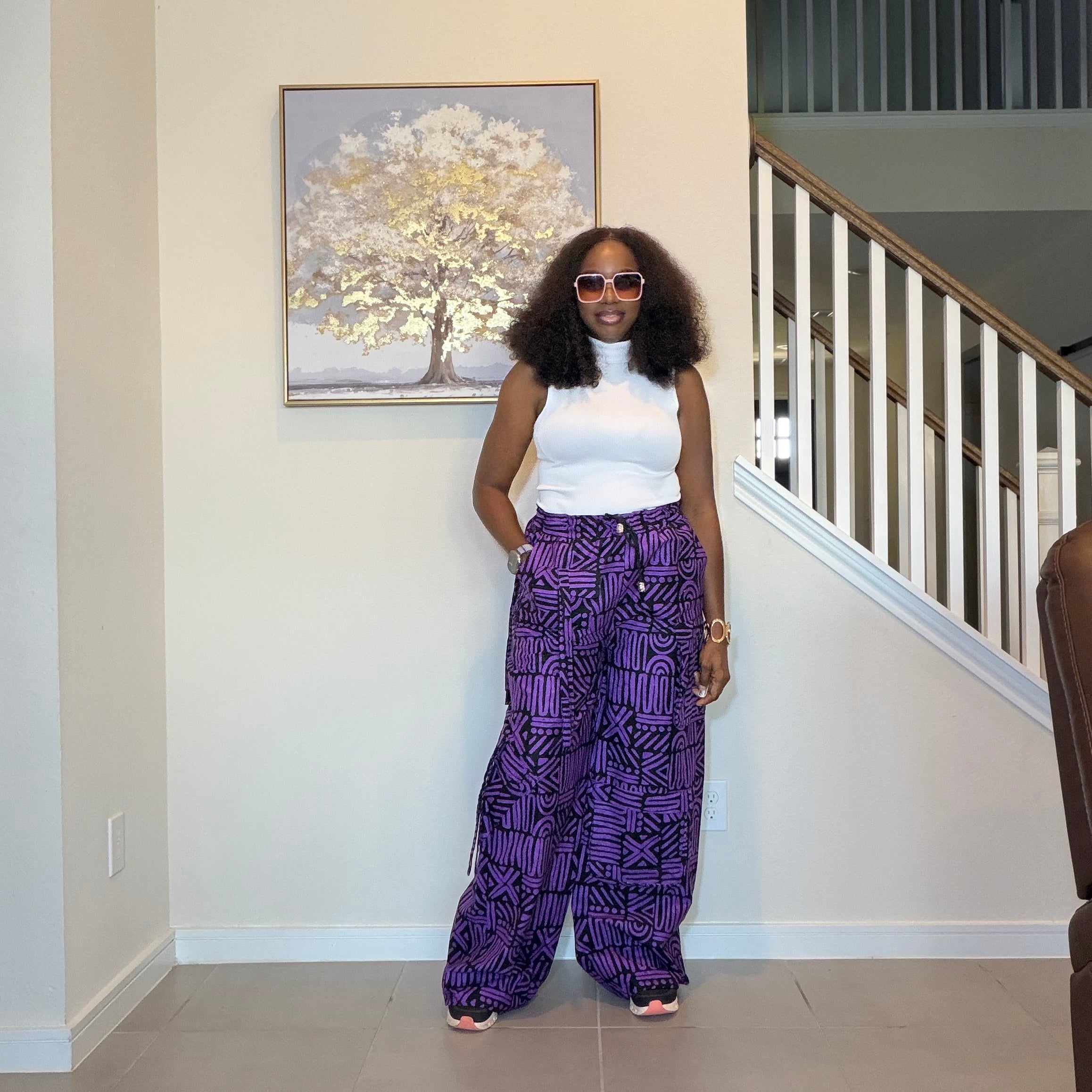Ankara Cargo Trousers, Ankara Wide-Leg Trousers