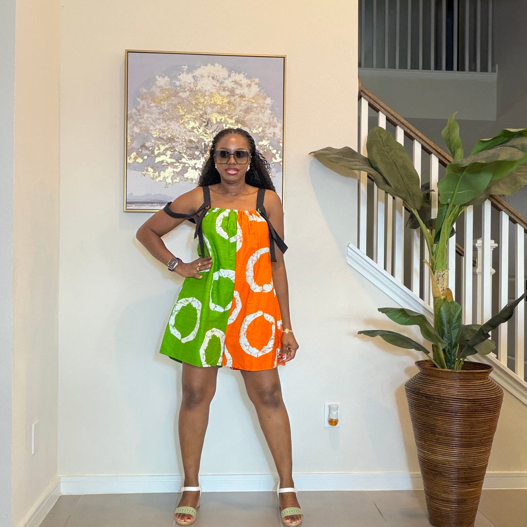 Ankara Romper, African Print Summer Playsuit