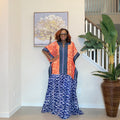 Adire Maxi Dress, African Print Maxi Dress
