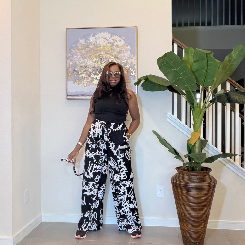 Ankara Cargo Trousers, Ankara Wide-Leg Trousers