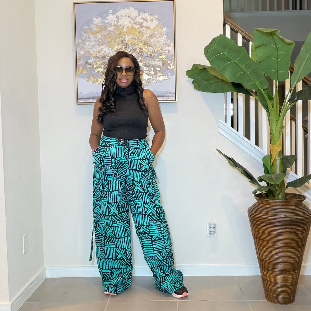 Ankara Cargo Trousers, Ankara Wide-Leg Trousers