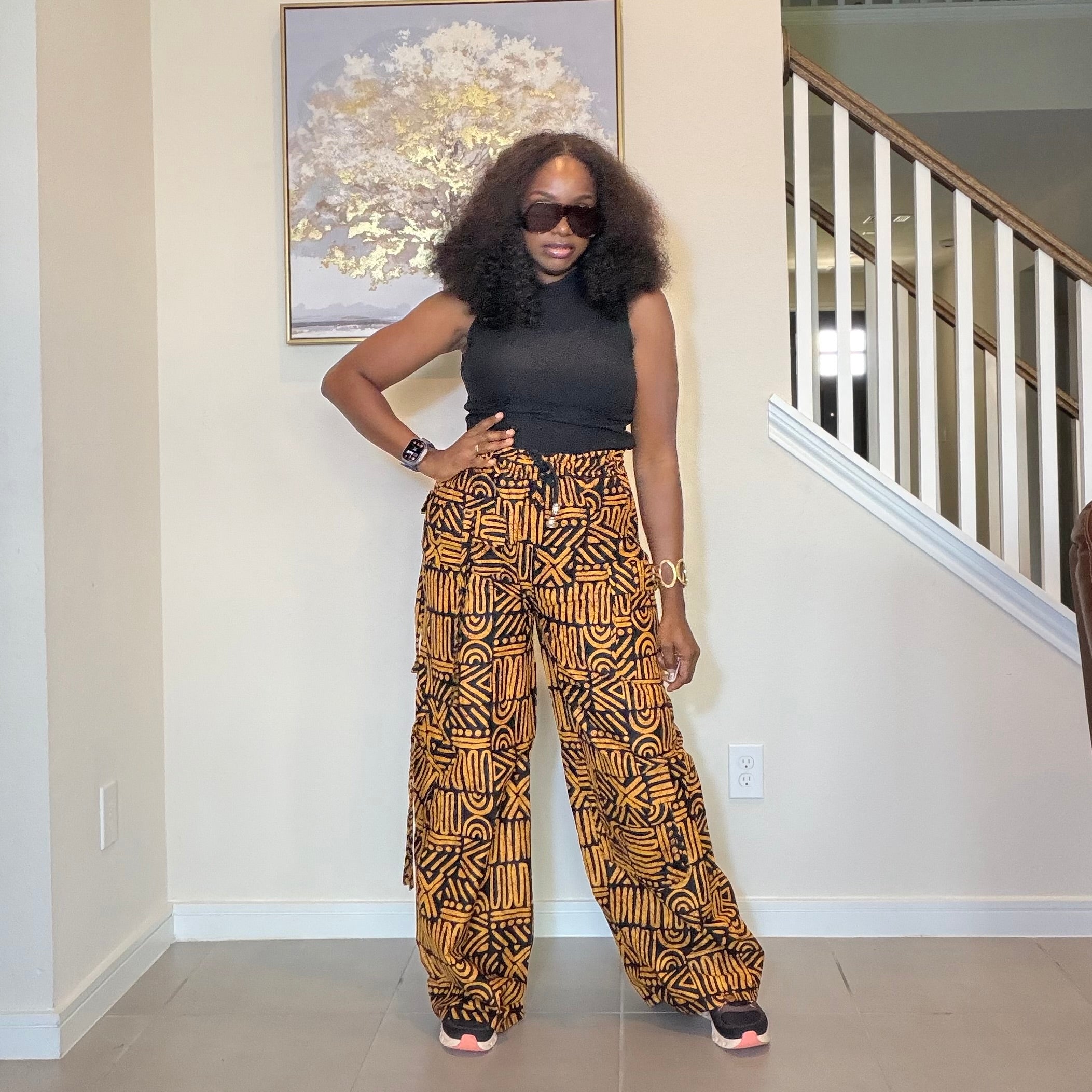 Ankara Cargo Trousers, Ankara Wide-Leg Trousers