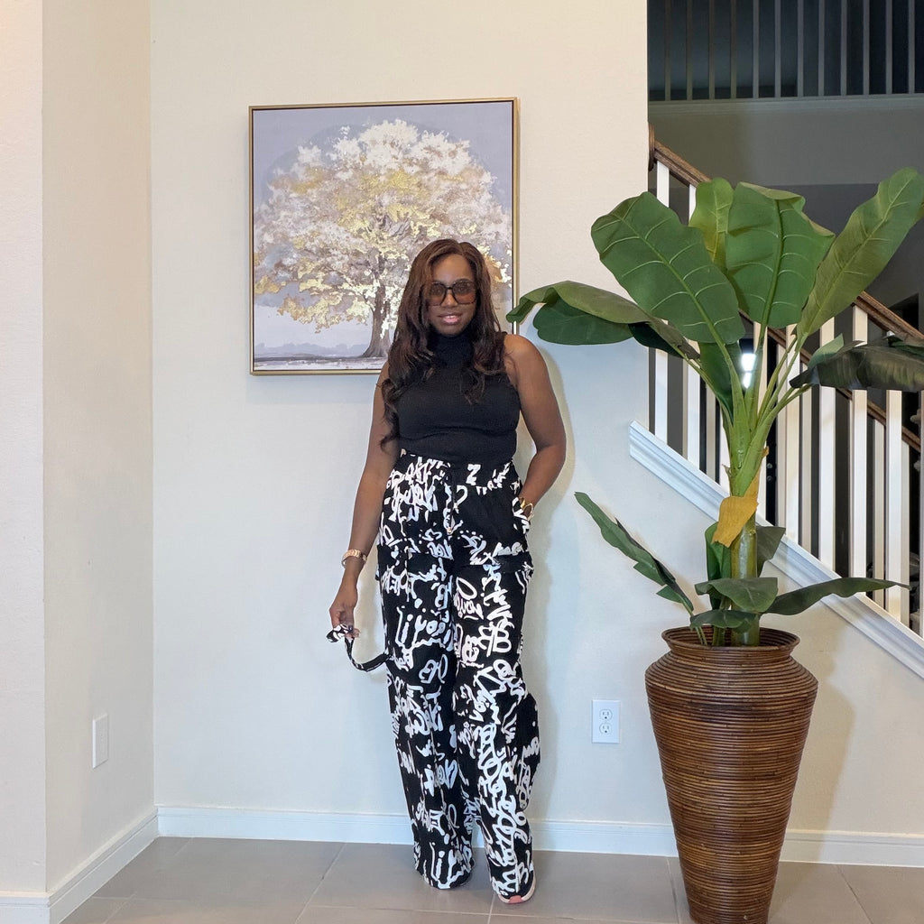 Ankara Cargo Trousers, Ankara Wide-Leg Trousers