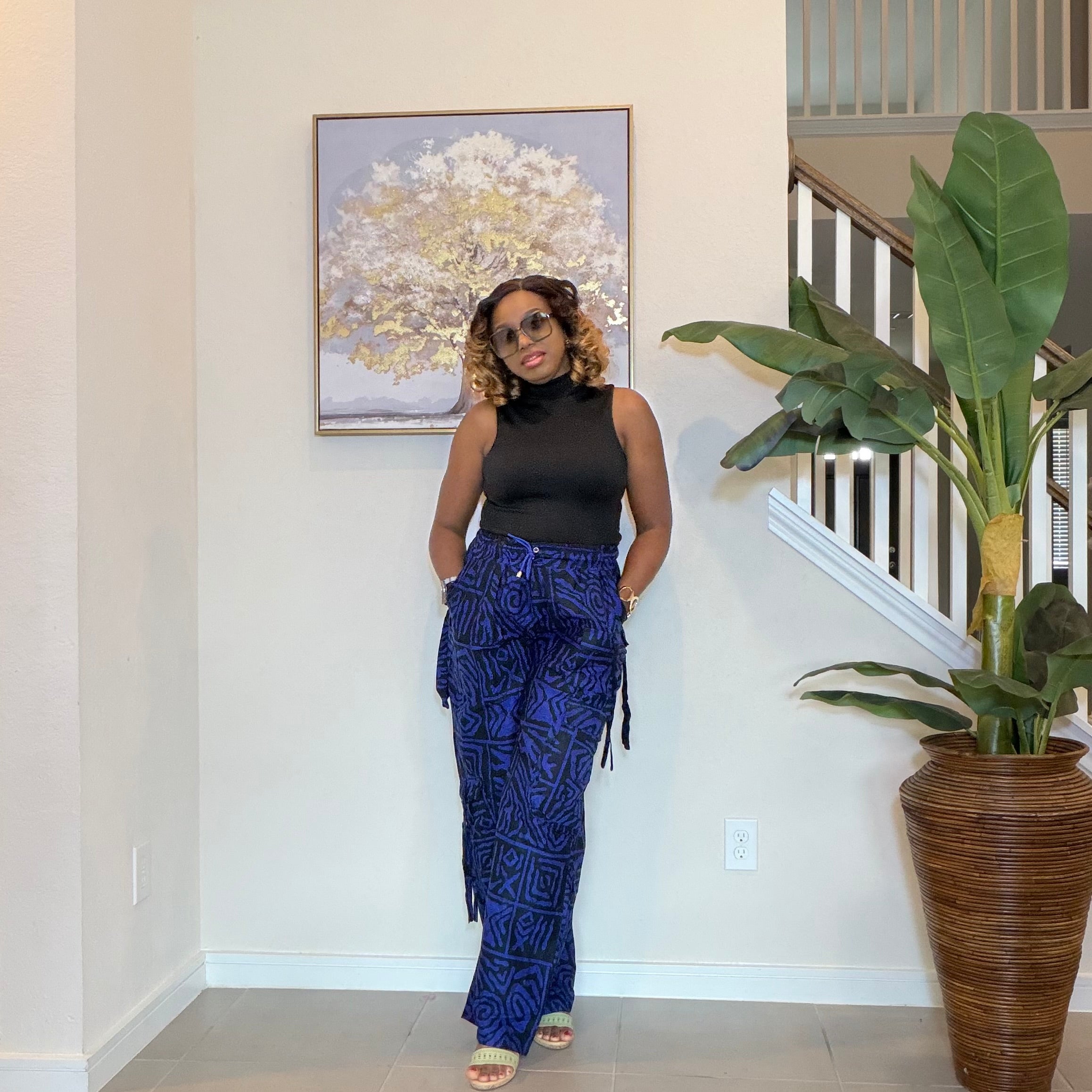 Ankara Cargo Trousers, Ankara Wide-Leg Trousers