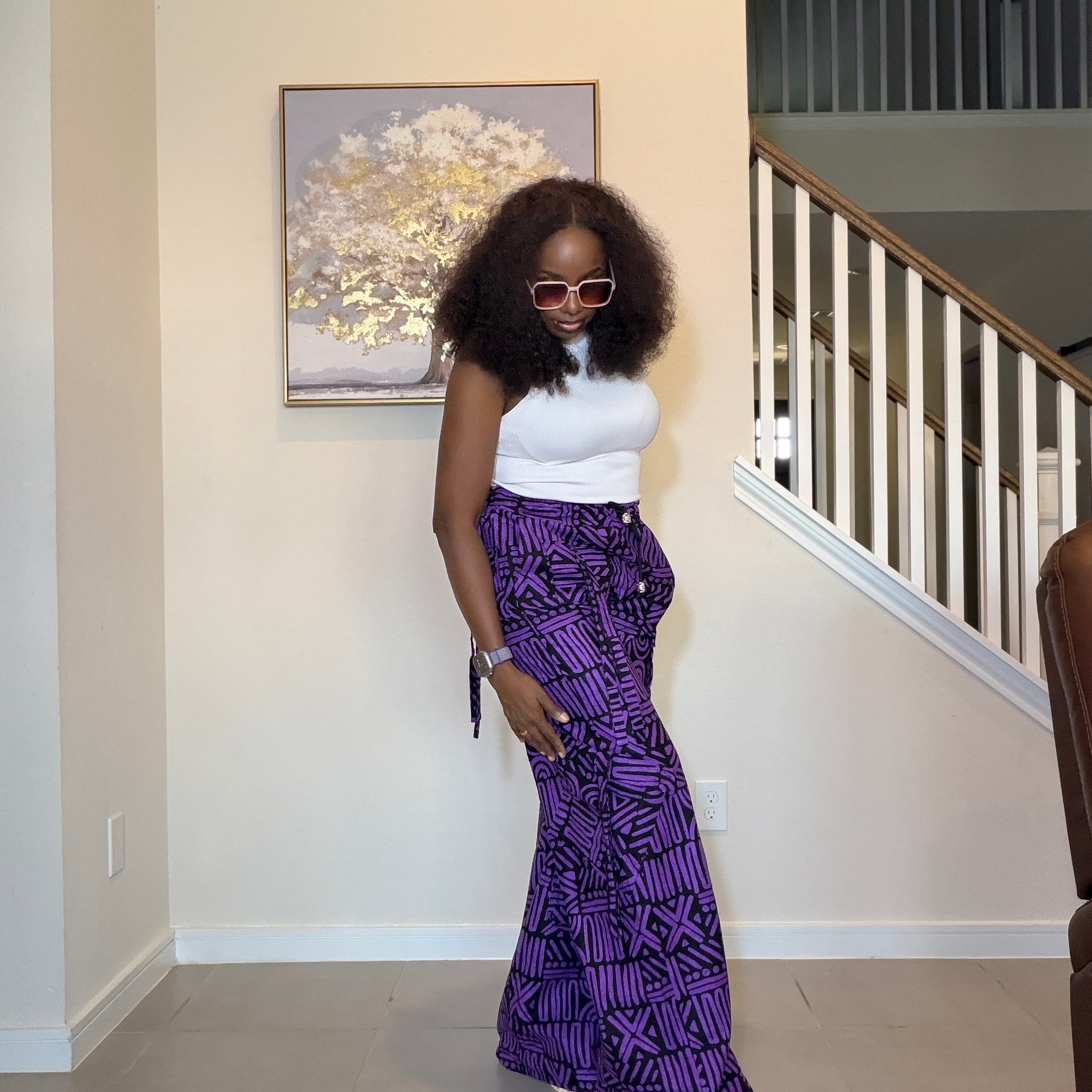 Ankara Cargo Trousers, Ankara Wide-Leg Trousers