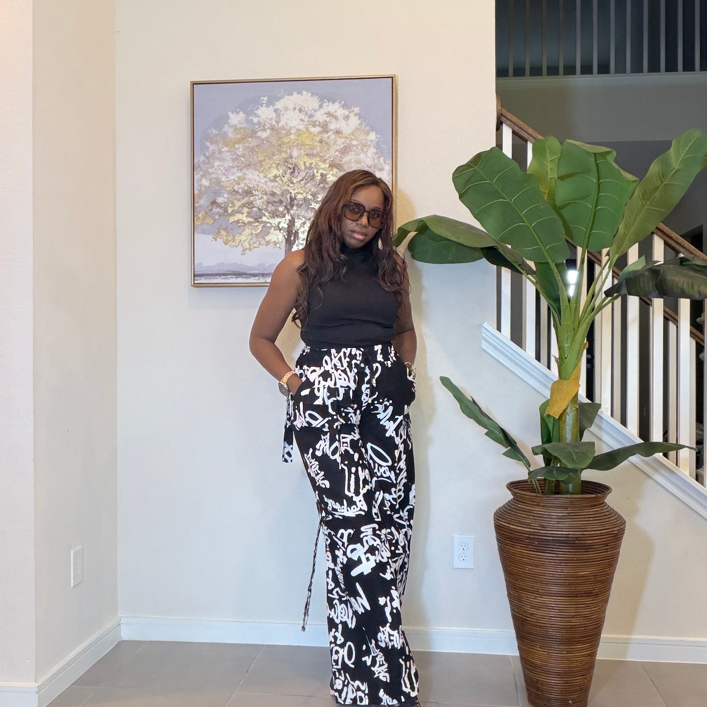 Ankara Cargo Trousers, Ankara Wide-Leg Trousers
