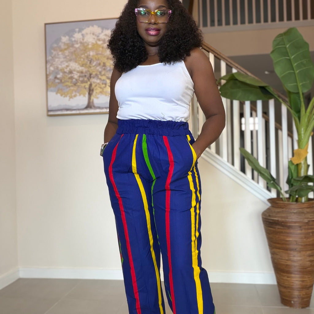 Ankara Pants, African Print Cotton Trousers