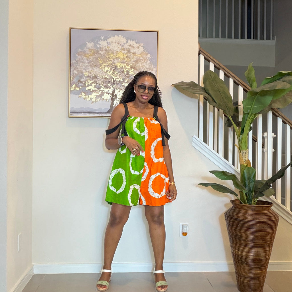 Ankara Romper, African Print Summer Playsuit