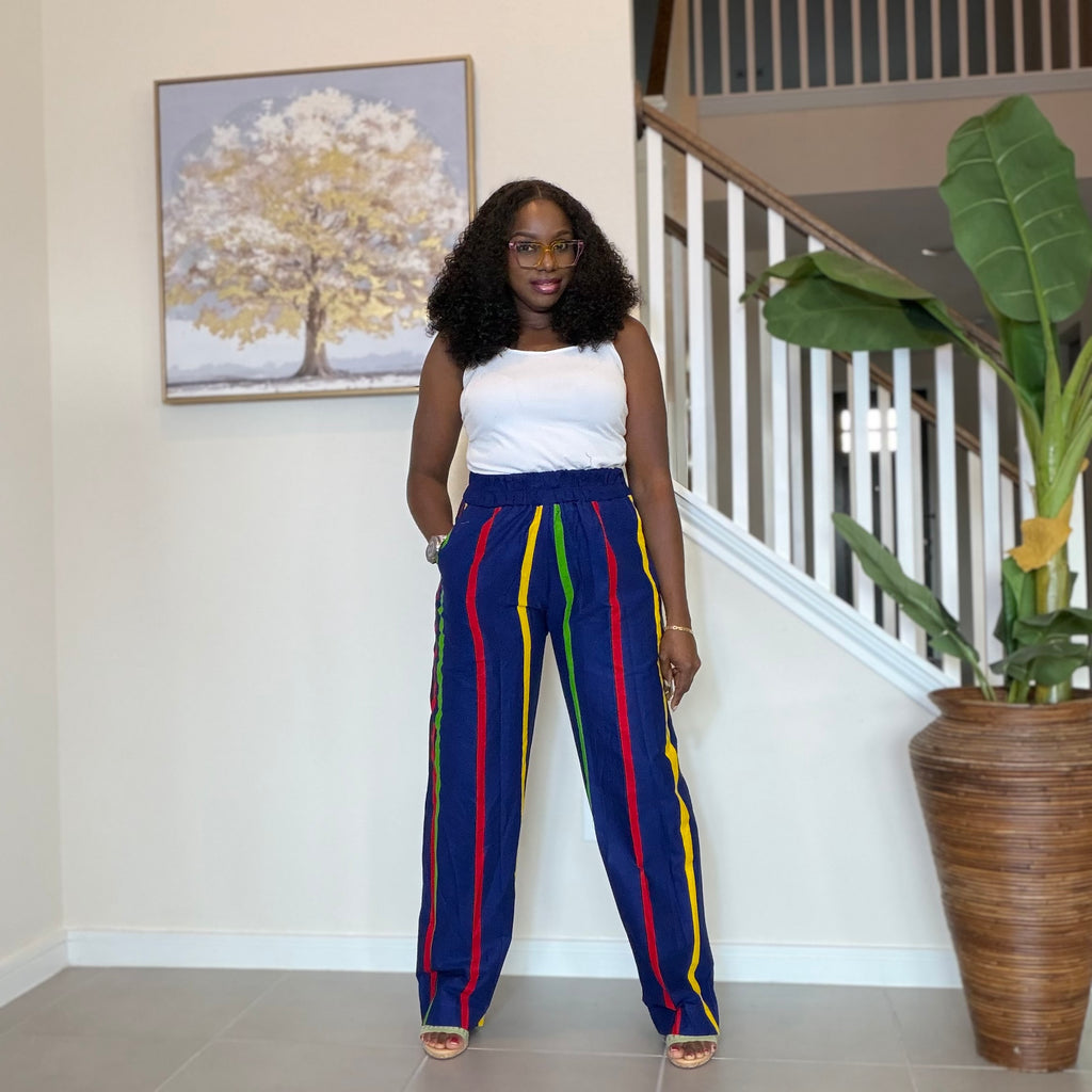 Ankara Pants, African Print Cotton Trousers