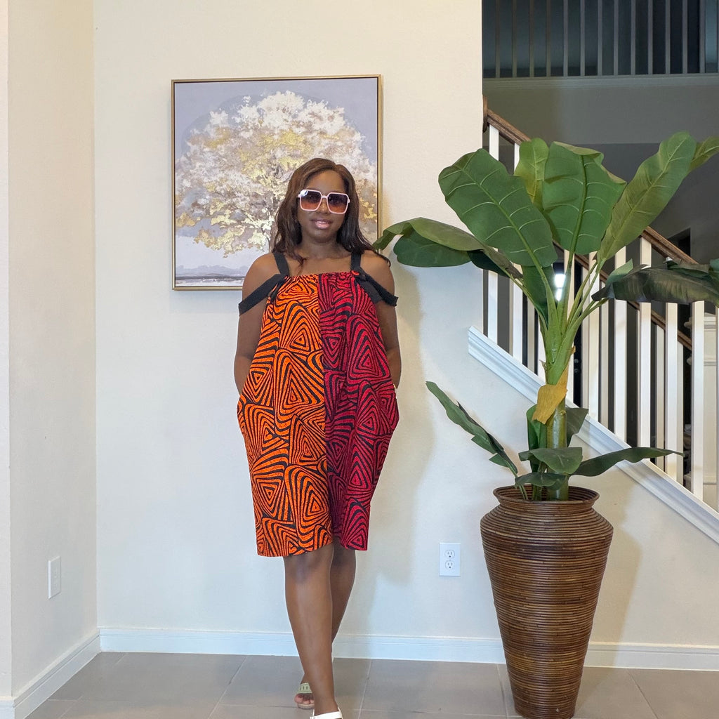 Handmade Ankara Romper, African Print Summer Playsuit