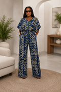 Adire Crepe Two-Piece Set