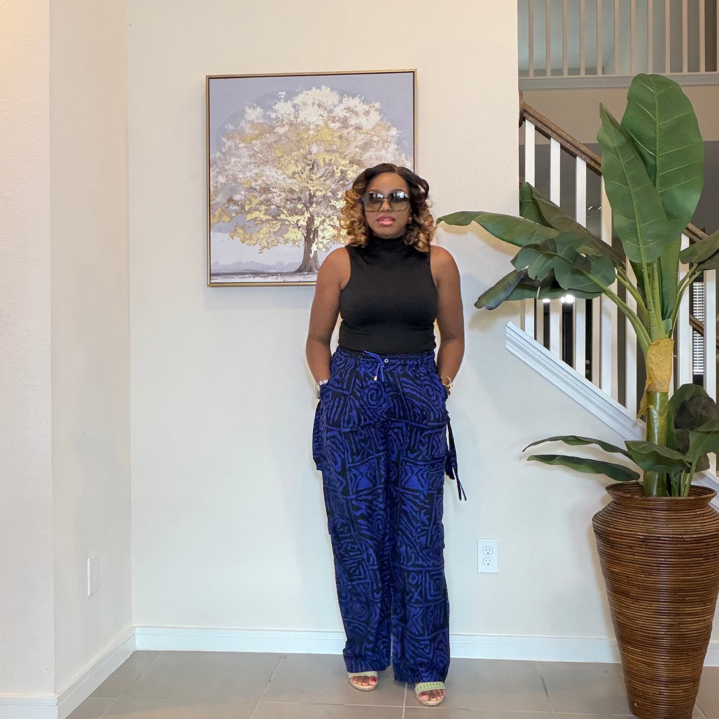 Ankara Cargo Trousers, Ankara Wide-Leg Trousers