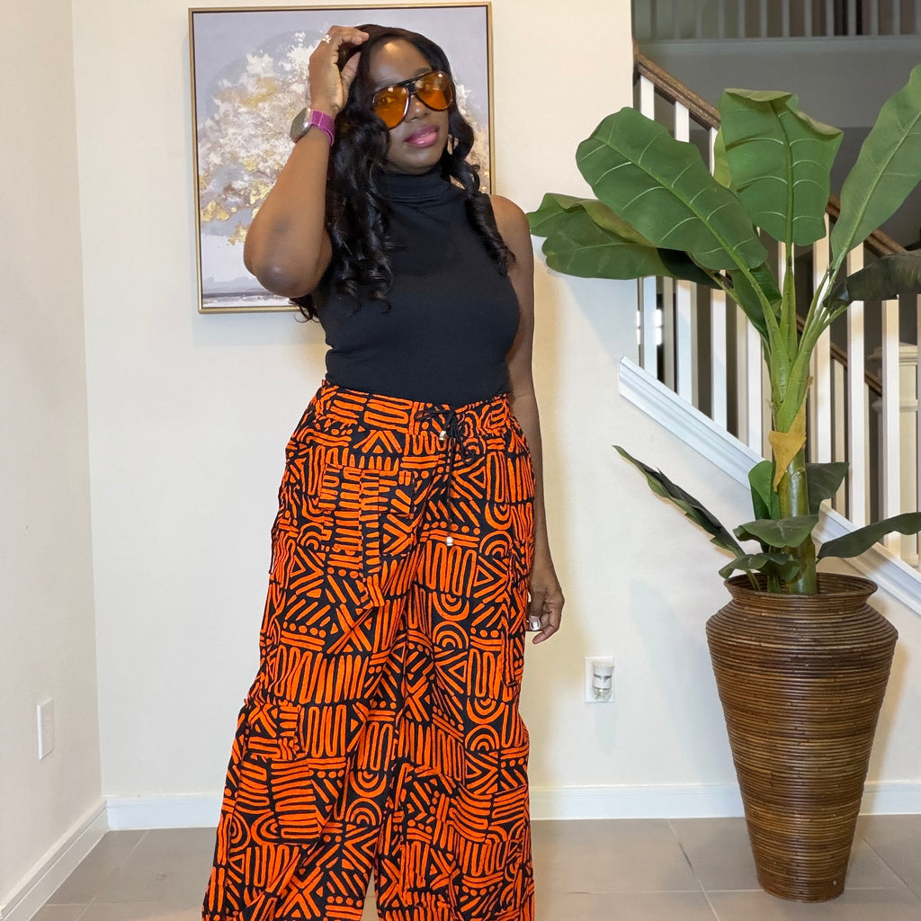 Ankara Cargo Trousers, Ankara Wide-Leg Trousers