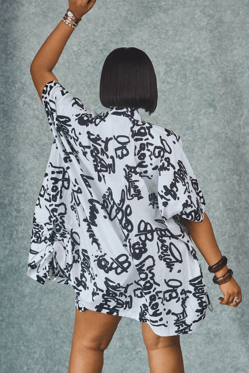 Monochrome Kimono and Knicker