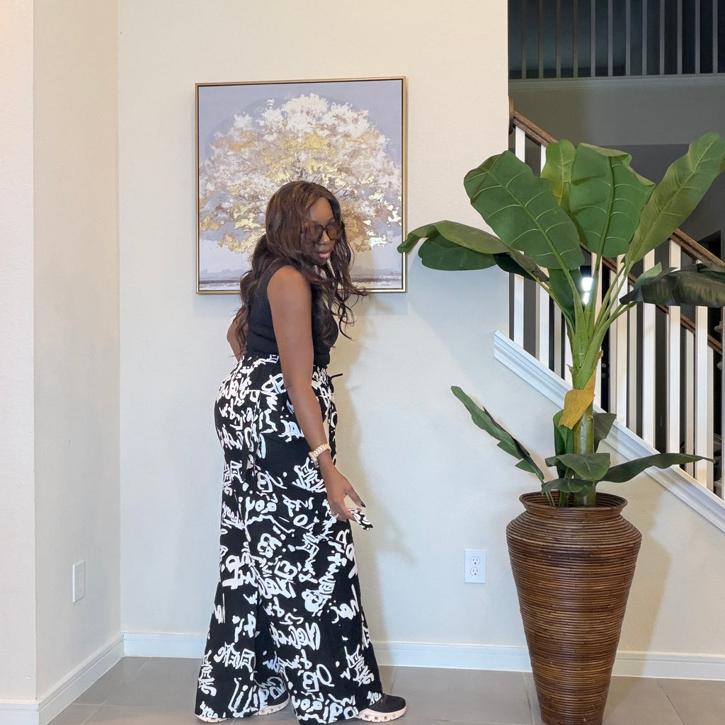Ankara Cargo Trousers, Ankara Wide-Leg Trousers