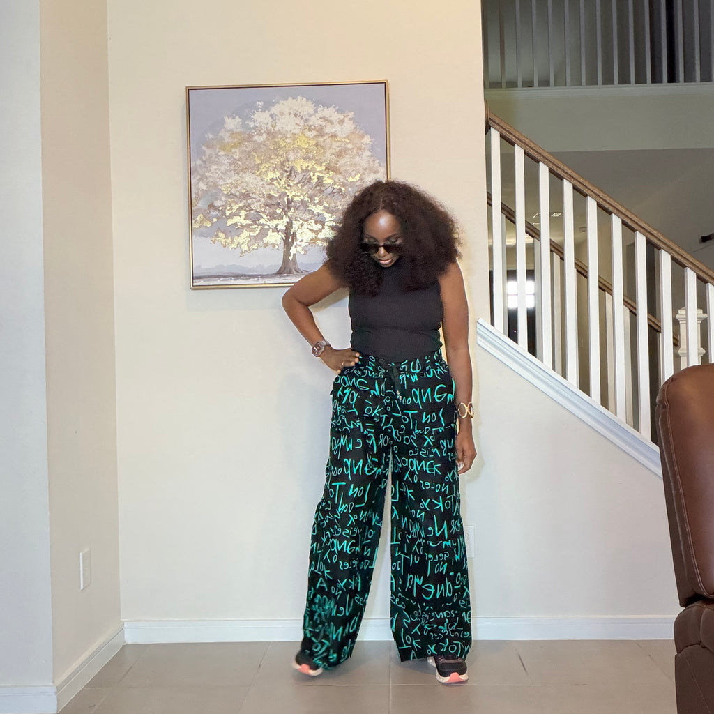 Ankara Cargo Trousers, Ankara Wide-Leg Trousers