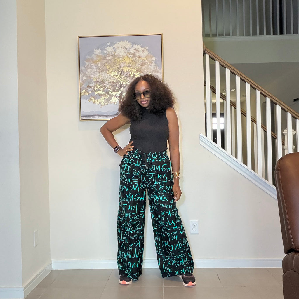 Ankara Cargo Trousers, Ankara Wide-Leg Trousers