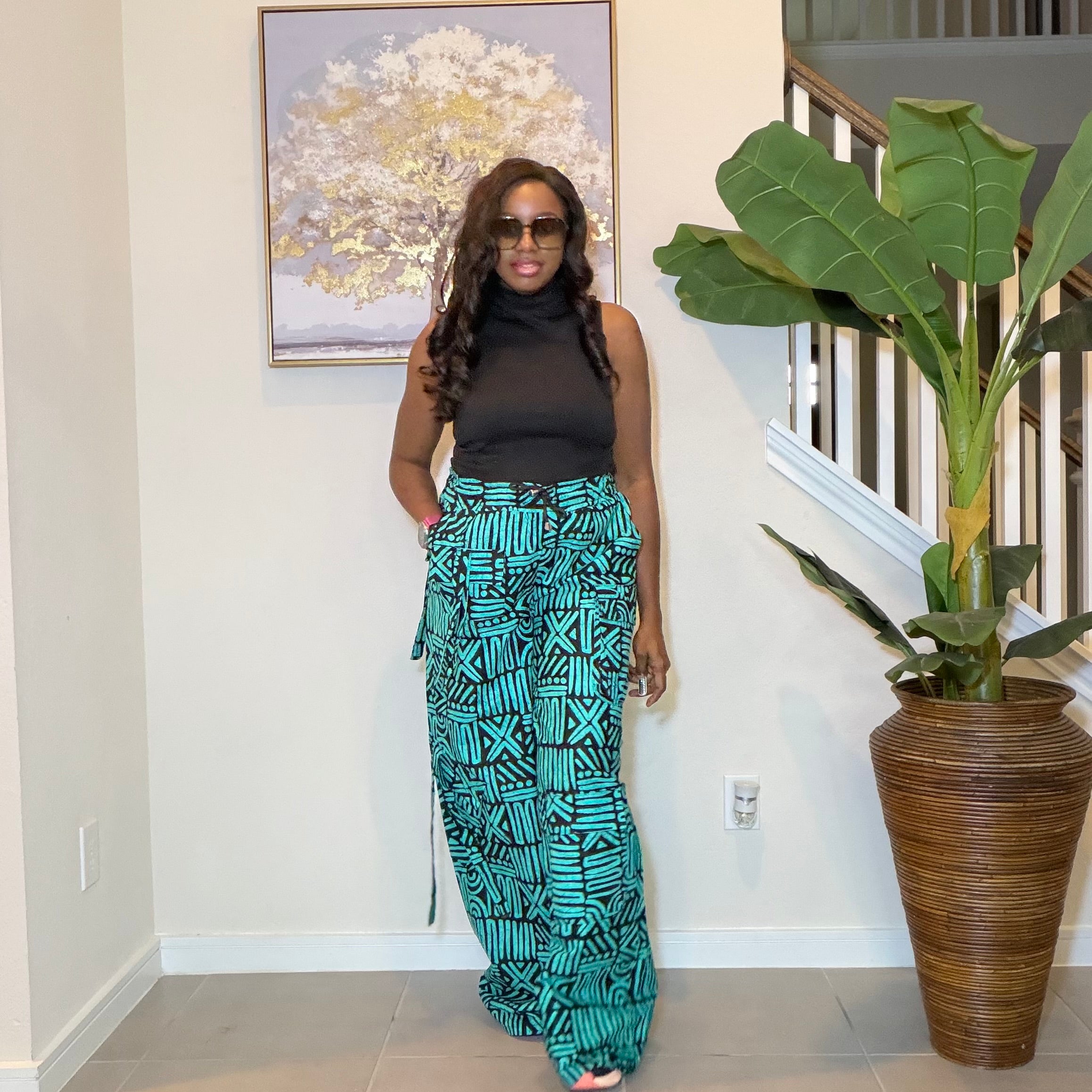 Ankara Cargo Trousers, Ankara Wide-Leg Trousers