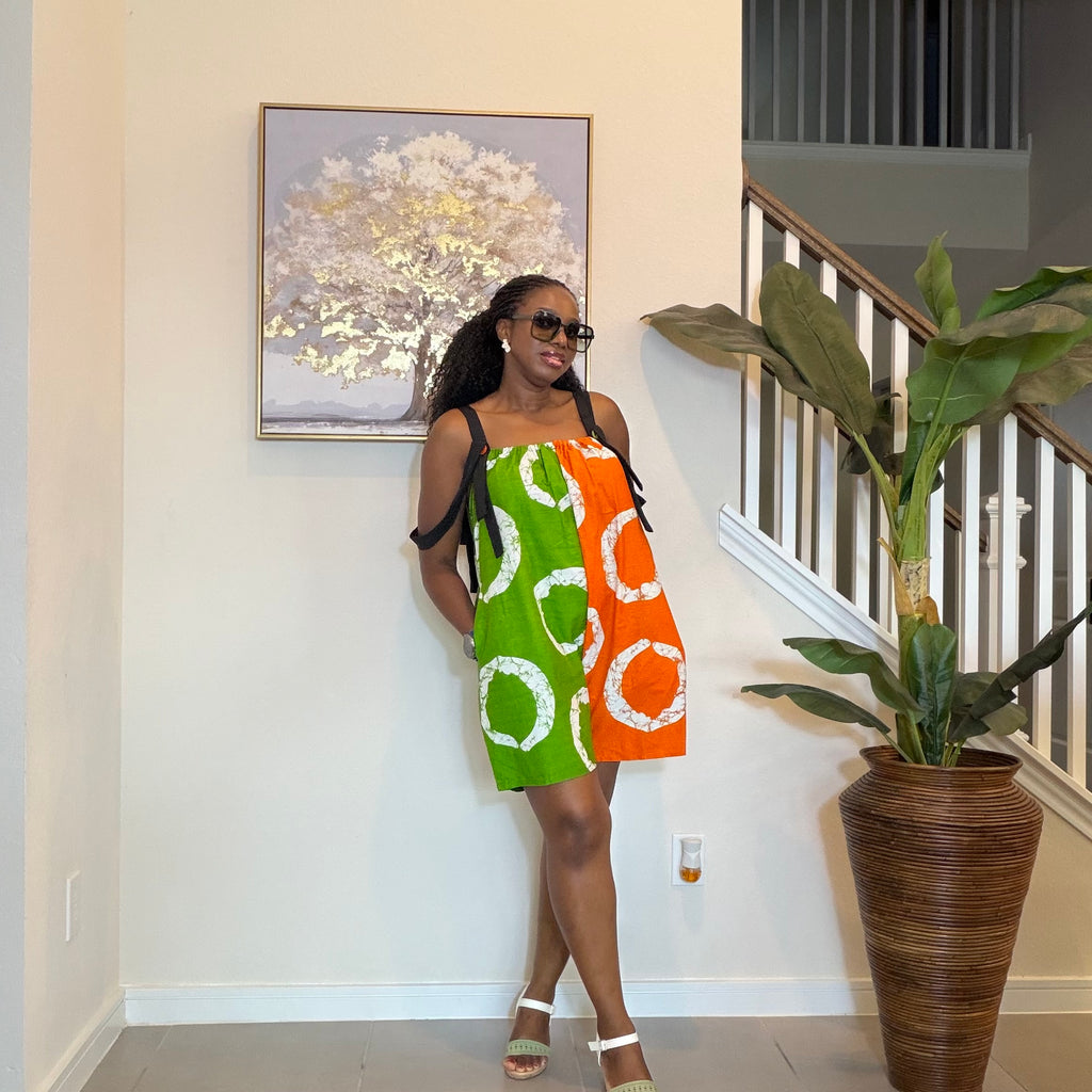Ankara Romper, African Print Summer Playsuit