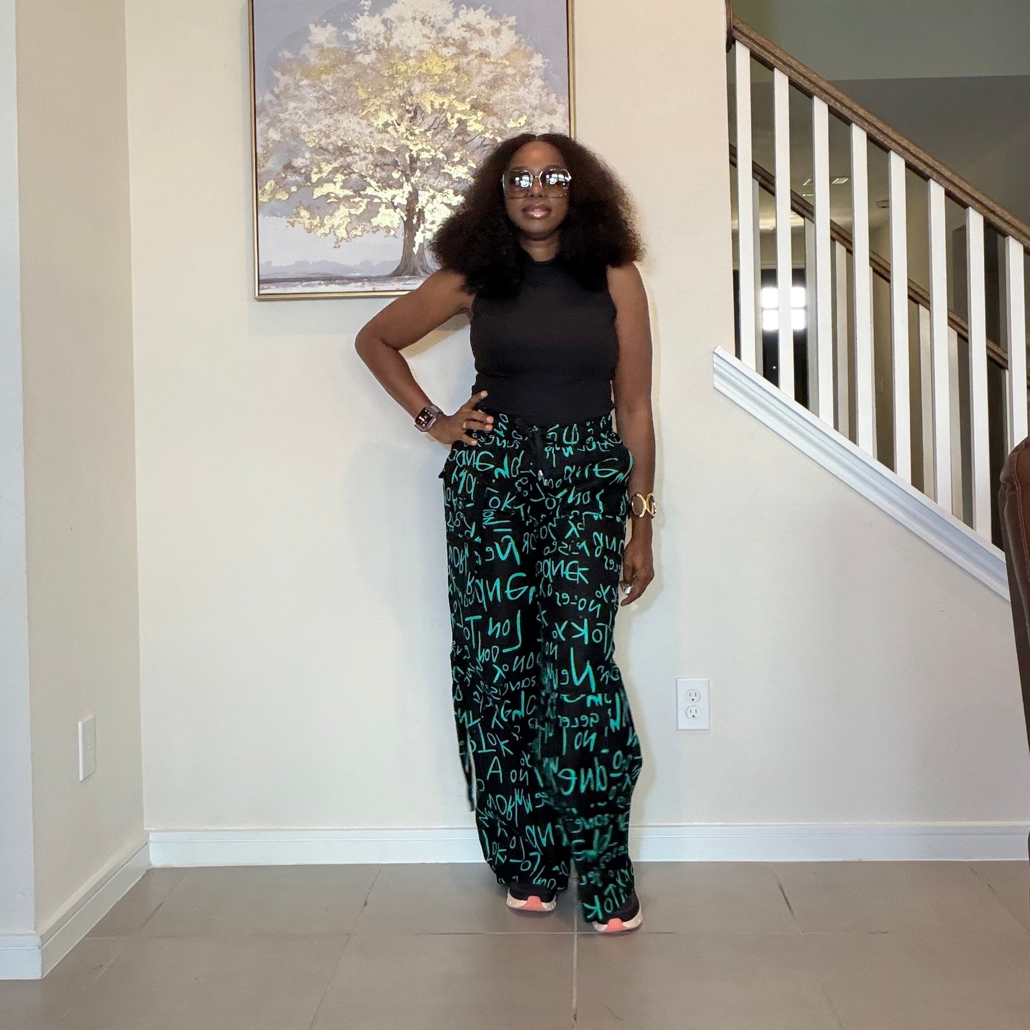Ankara Cargo Trousers, Ankara Wide-Leg Trousers