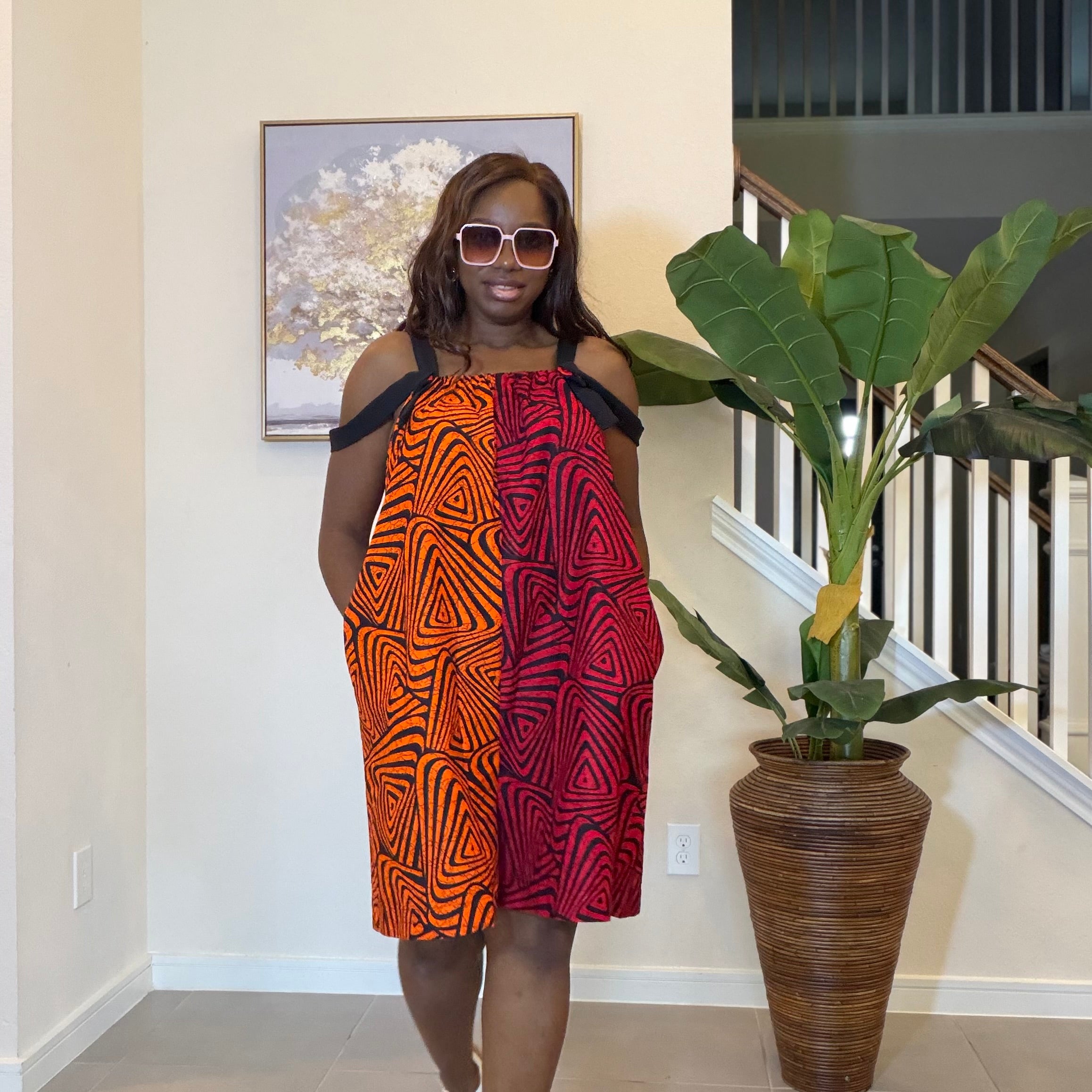 Handmade Ankara Romper, African Print Summer Playsuit
