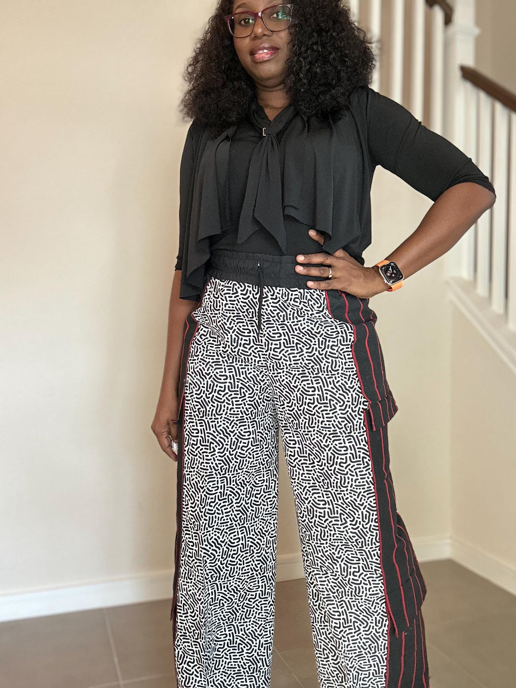 Ankara Aso Oke Cargo Pants: African Print Trouser