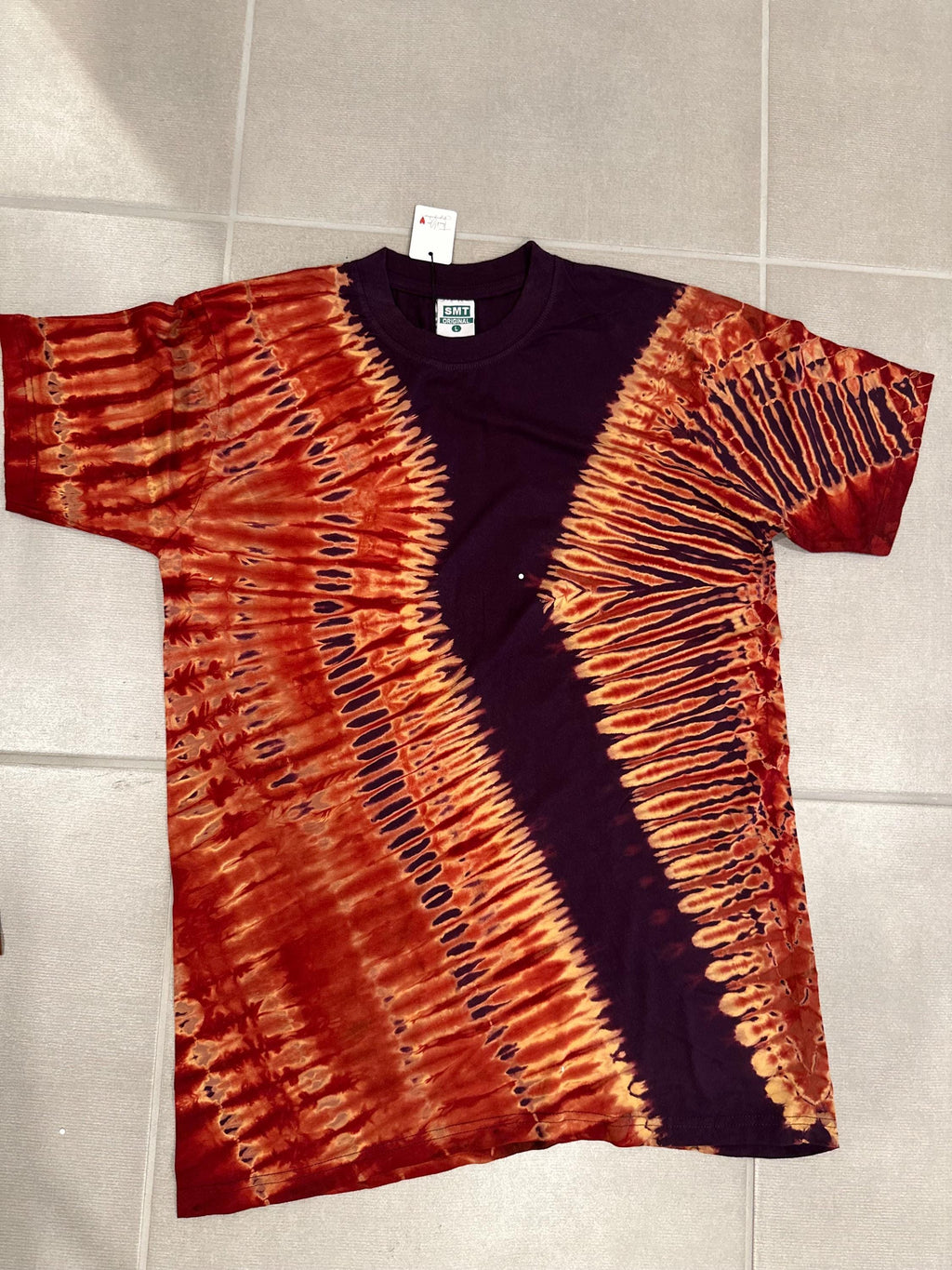 Adire Tie-Dye T-Shirt: Hand-Dyed African Print Unisex Tee