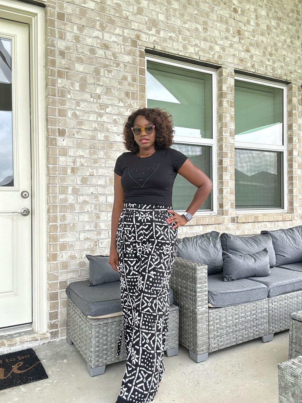 Ankara Wide-Leg Palazzo Pants: African Print High Waist Trousers