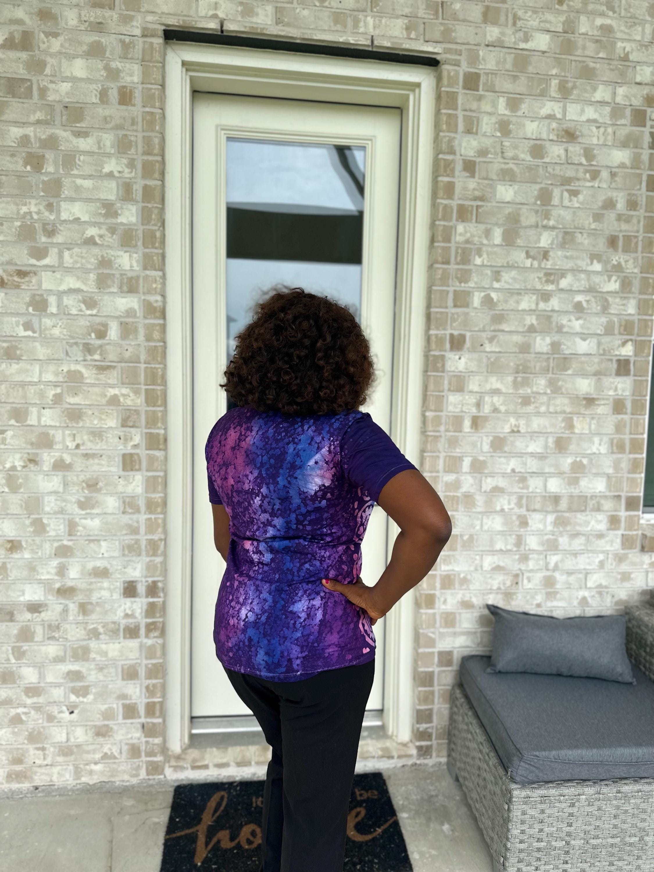 Hand-Dyed Adire T-Shirt: African Tie-Dye Unisex Tee