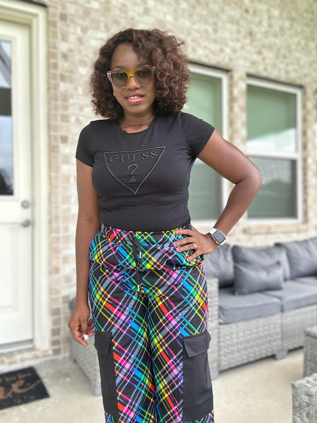 Handmade Ankara Cargo Pants: High Waist African Print Trousers