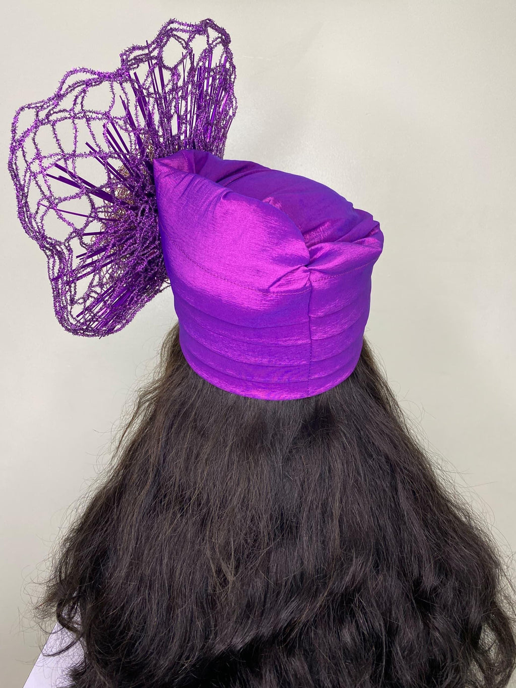 African Headwrap | Elegant Gele Style Head Tie for Weddings & Special Events