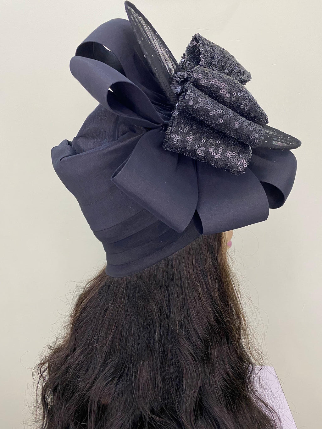 African Headwrap | Elegant Gele Style Head Tie for Weddings & Special Events