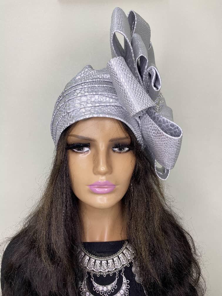 African Headwrap | Elegant Gele Style Head Tie for Weddings & Special Events