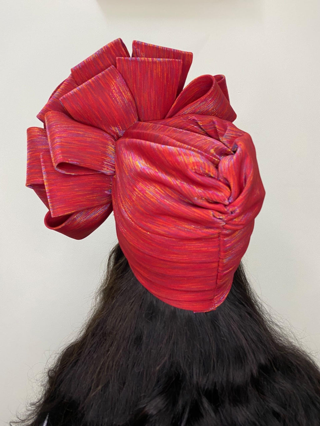 African Headwrap | Elegant Gele Style Head Tie for Weddings & Special Events