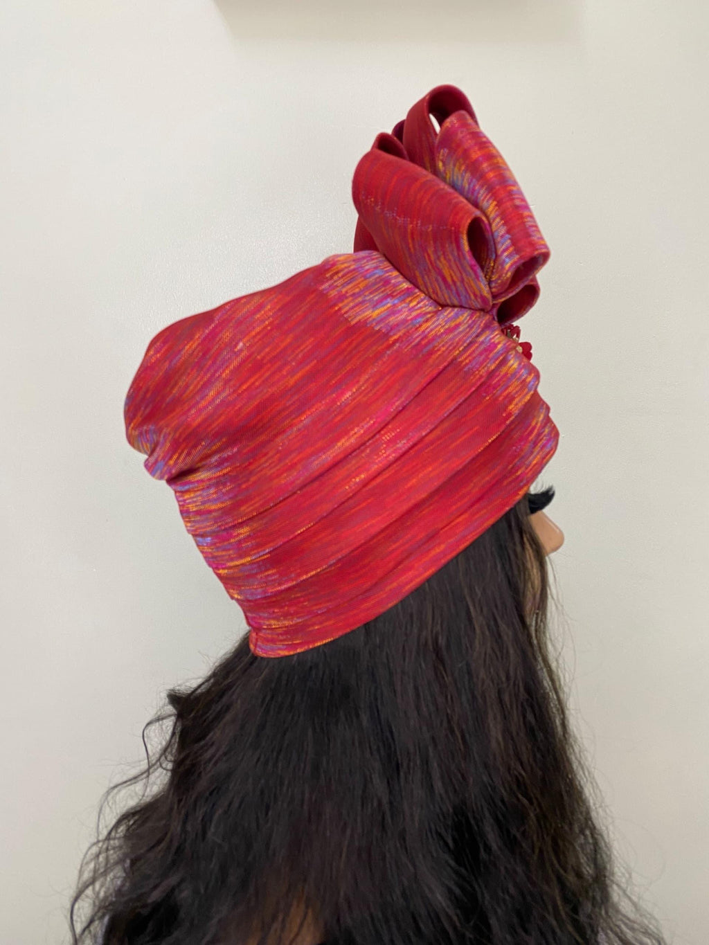 African Headwrap | Elegant Gele Style Head Tie for Weddings & Special Events