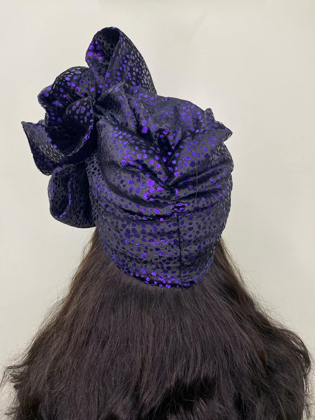 African Headwrap | Elegant Gele Style Head Tie for Weddings & Special Events