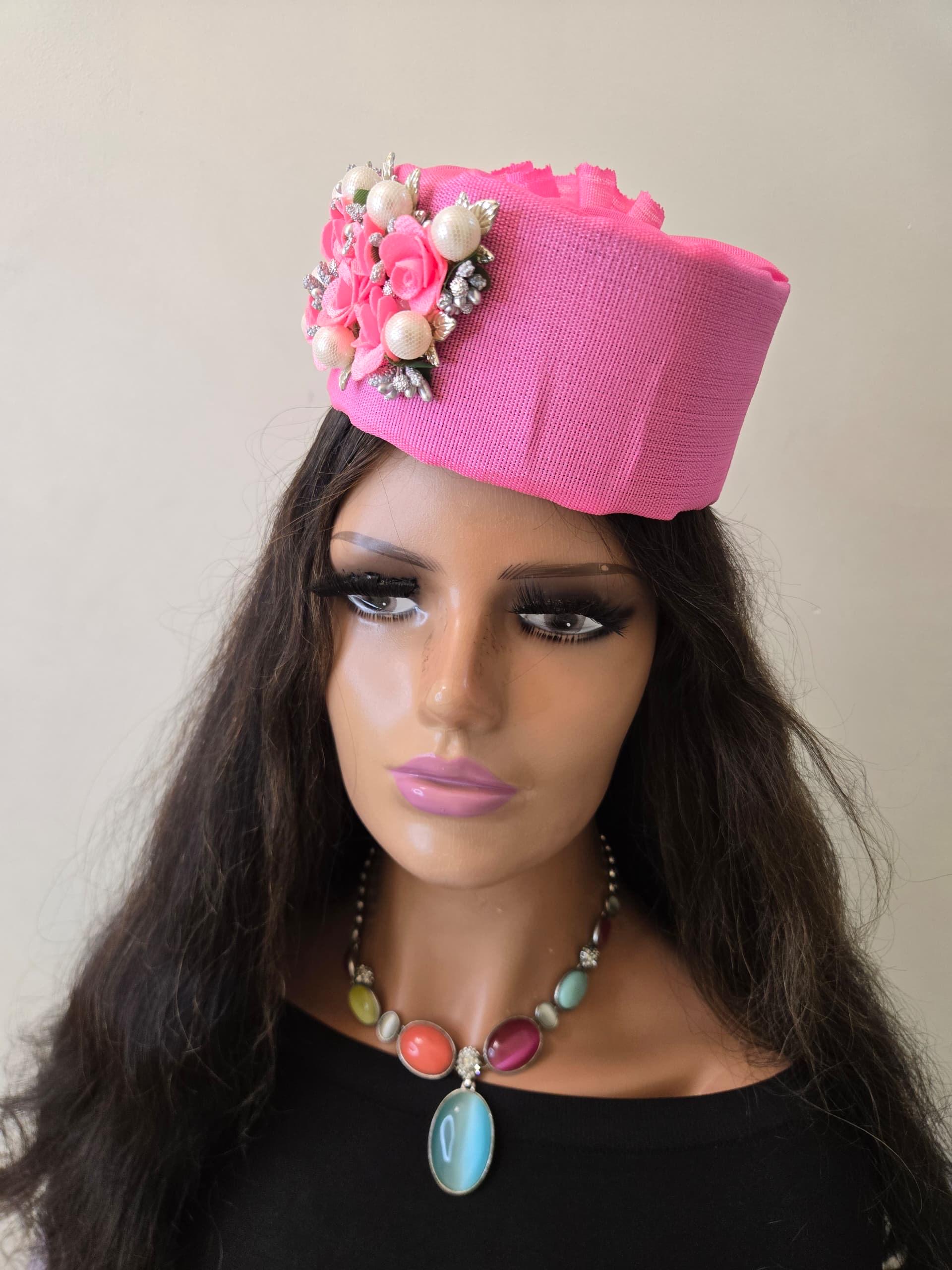 African Headwrap | Elegant Gele Style Head Tie for Weddings & Special Events