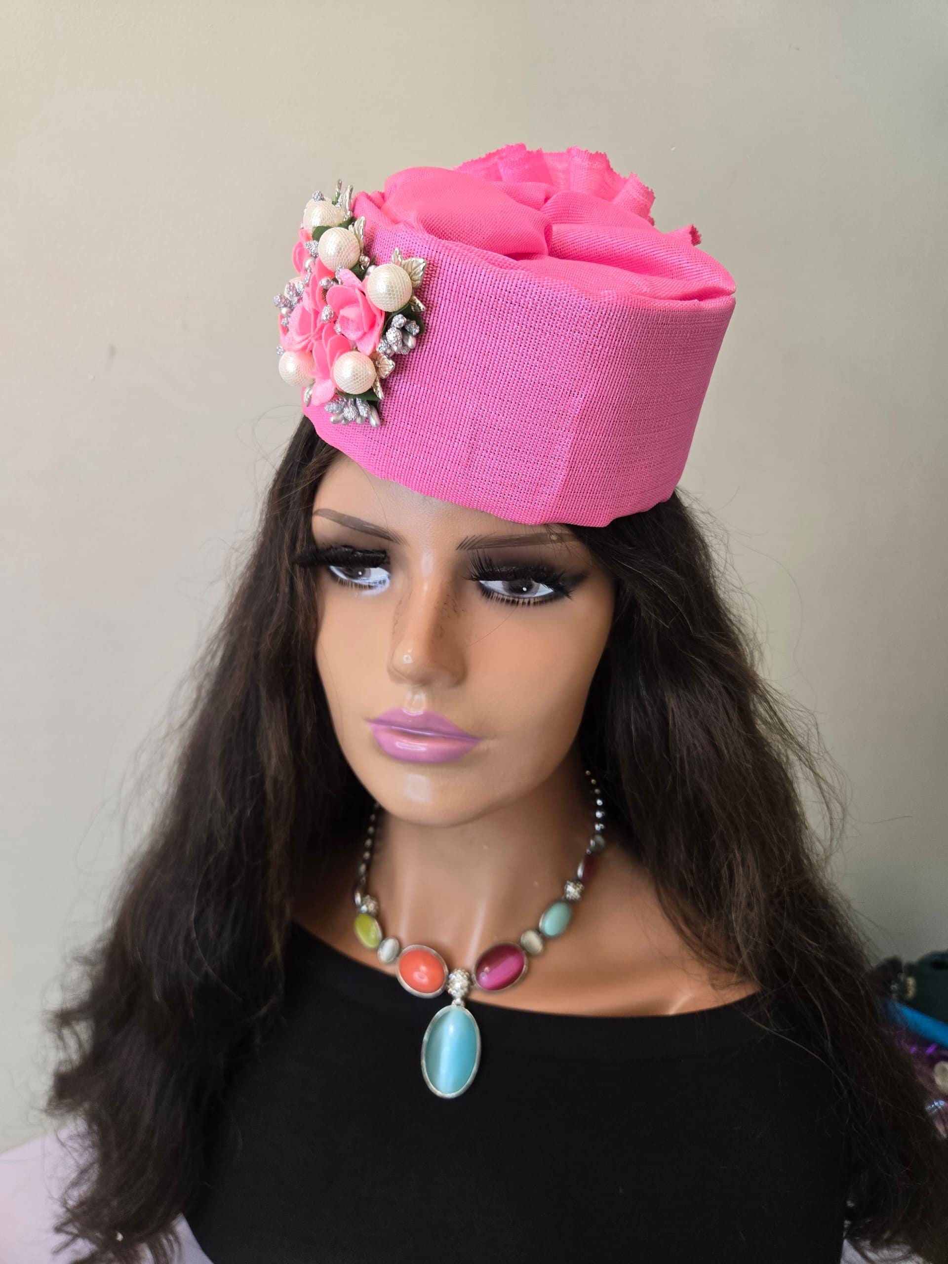 African Headwrap | Elegant Gele Style Head Tie for Weddings & Special Events