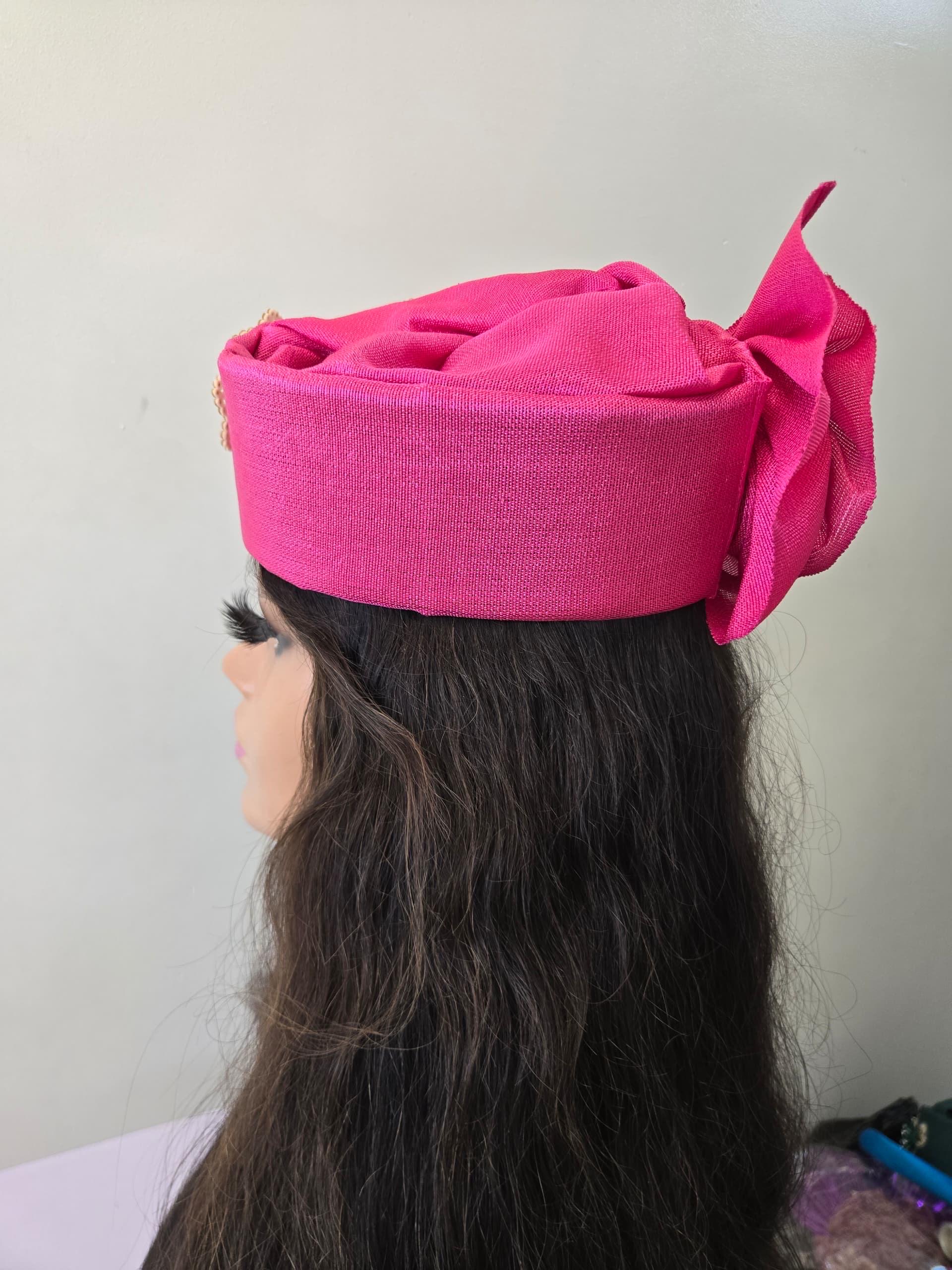 African Headwrap | Elegant Gele Style Head Tie for Weddings & Special Events